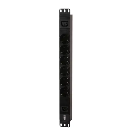APC Easy PDU Basic černá / 6x Schuko / 1x C13 / 1U / 10A / 230V 