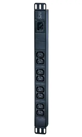 APC Easy PDU Basic černá / 8x C13 / 1U / 16A / 230V 