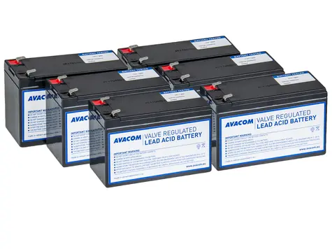 AVACOM AVA-RBP06-12090-KIT - baterie pro UPS CyberPower & Dell & HP & EATON & Effekta & FSP Fortron & Legrand