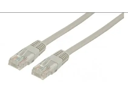 OEM SFTP CAT5E 10m / Patch kabel / RJ45-RJ45 / šedé