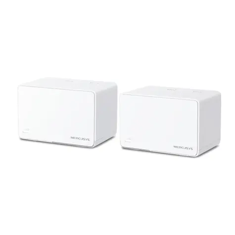 Mercusys Halo H80X (2ks) / Wi-Fi Mesh systém AX3000 / Dual-Band / 2.4GHz - 574Mbps / 5GHz - 2402Mbps / 3x GLAN