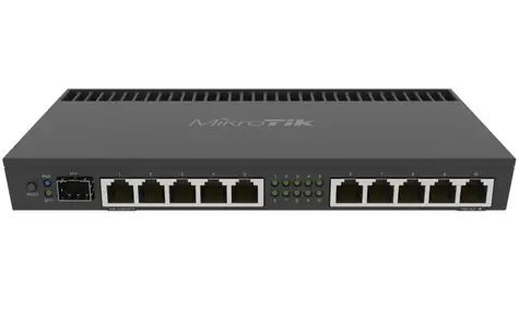MikroTik RB4011iGS+RM / RouterBOARD / 4x 1.4GHz / 10x Gigabit LAN / SFP+ / L5