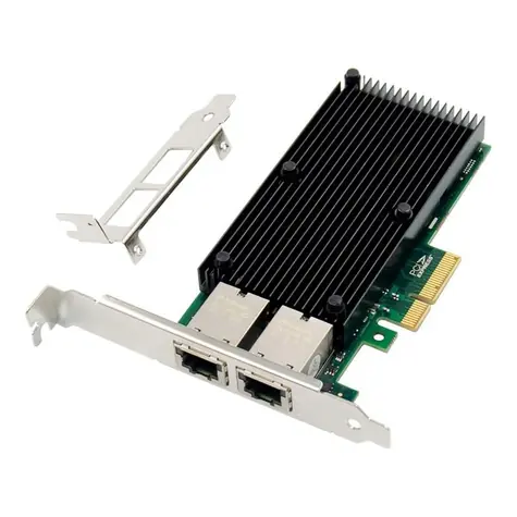 MicroConnect PCIe x4 dual RJ-45 10GbE X550 Ethernet karta