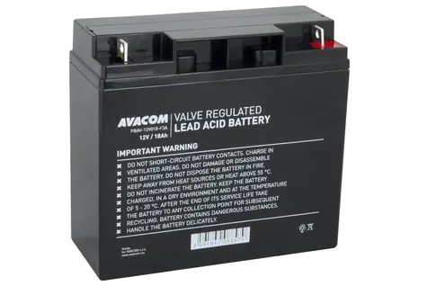 AVACOM PBAV-12V018-F3A / Baterie pro UPS / 12V / 18Ah / F3 