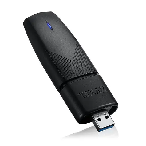 ZyXEL NWD7605 / USB-A Wi-Fi karta / AX1800 / 2.4GHz - 574Mbps / 5GHz - 1200Mbps / Interní anténa / MU-MIMO / OFDMA