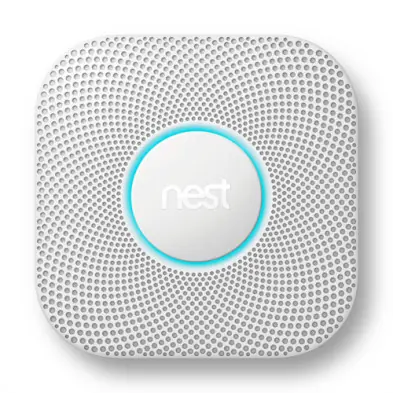Google Nest Protect Gen. 2 (Bateriové) / kouřové a CO čidlo / Wi-Fi / 85 dB / Napájení: 6x AA