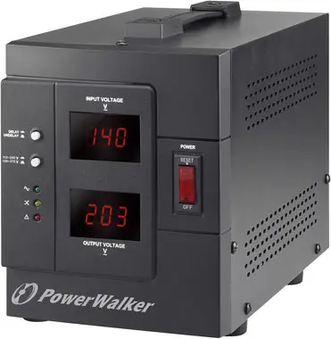 Rozbaleno - PowerWalker AVR 2000-SIV / regulátor napětí / 2000VA / 1600W / 2x Schuko / rozbaleno