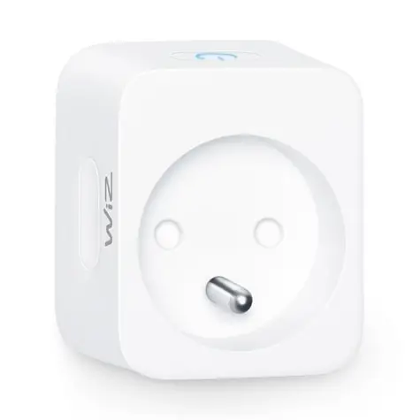 WiZ SKL000370915 bílá / chytrá zásuvka / WiFi / max 2300W / IP20