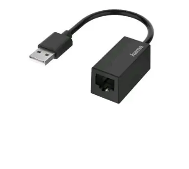 Hama 200324 USB síťový adaptér / 10/100Mbps (RJ45) Ethernet / USB 2.0