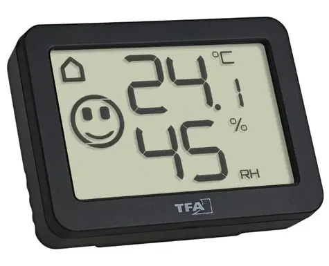 TFA 30.5055.01 černá / Digitální teploměr s vlhkoměrem