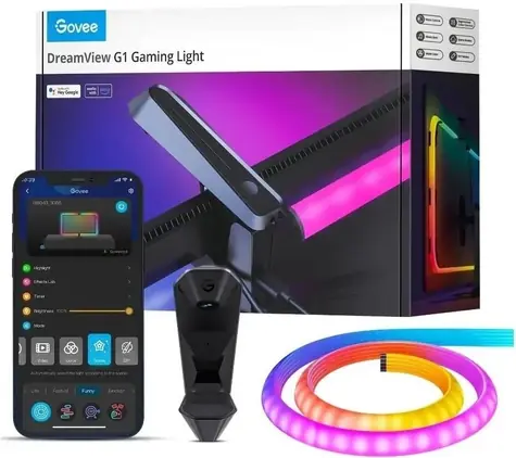 Govee H604B Dreamview G1 Gaming Light / Osvětlení LED / RGBIC / Wi-Fi / Alexa / Google