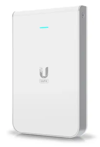 Ubiquiti UniFi 6 In-Wall / Access point / Wi-Fi 6 / 2.4GHz & 5GHz / 5x GbE RJ-45 / 802.11a/b/g/n/ac/ax / PoE+ 802.3at 