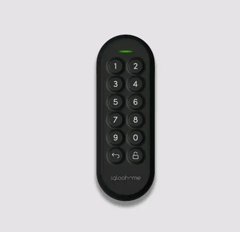 Igloohome Keypad - klávesnice pro Igloohome černá / Bluetooth / 2x AA baterie / Android & iOS
