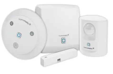 Homematic IP Startovací sada - zabezpečení / 1x Centrální jednotka HmIP-HAP & senzor pohybu & okenní & vnitřní siréna