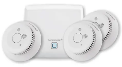 Homematic IP Startovací sada - požární zabezpečení / 1x Centrální jednotka HmIP-HAP & 3x Kouřový hlásič HmIP-SWSD