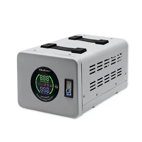 Qoltec 50726 Stabilizator AVR 5000VA / LCD Displey / AVR / 230V