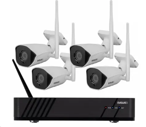 EVOLVEO Detective  WN8 SMART (4 kamery) / Bezdrátový kamerový systém / IP66