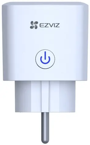 EZVIZ chytrá zásuvka T30-10B Statistics / Wi-Fi / EU / 2300 W / Google Assistant / Amazon Alexa / bílá