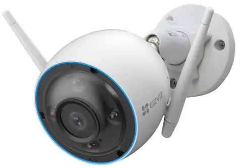 EZVIZ IP kamera H3 2K bílá / venkovní IP kamera / Bullet / Wi-Fi / 3Mpix / IP67 / IR