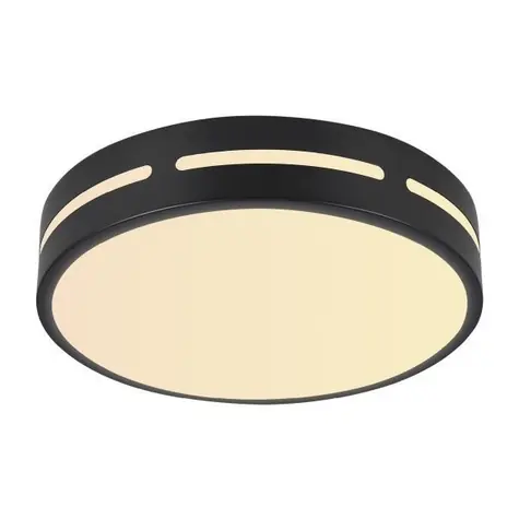 IMMAX NEO LITE PERFECTO SMART stropní svítidlo kruh 40cm 24W černá / TUYA / Wi-Fi