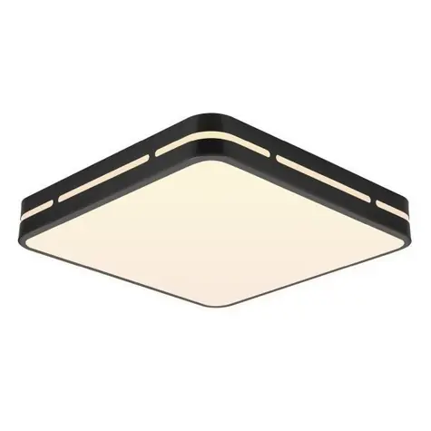 IMMAX NEO LITE PERFECTO SMART stropní svítidlo čtverec 30cm 24W černá / TUYA / Wi-Fi