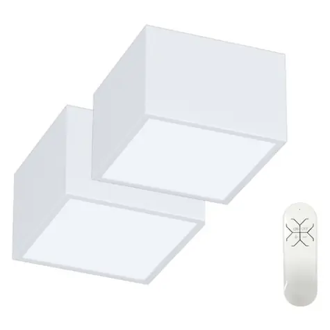 IMMAX NEO sada 2x CANTO SMART stropní svítidlo  15x15cm 12W bílá / Zigbee 3.0 + DO / TUYA