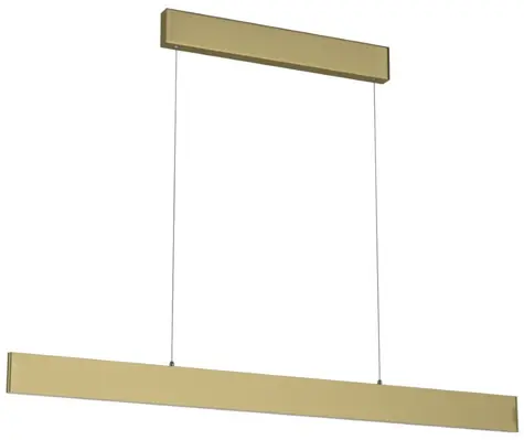 IMMAX NEO LISTON SMART závěsné svítidlo 118cm 18W zlatá / Zigbee 3.0 & TUYA