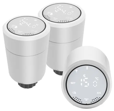 IMMAX NEO SMART sada 3x Termostatická hlavice Zigbee / TUYA