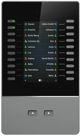 Grandstream GBX20 / Rozšiřující modul pro IP telefony Grandstream / 20 tlačítek / až 40 kontaktů / 4.3
