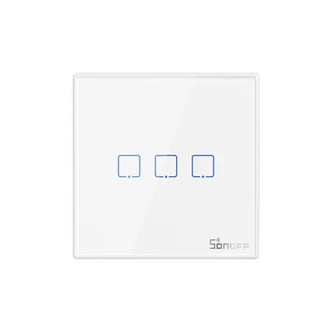 Sonoff T2EU3C-RF / Chytrý vypínač / 3 kanály / RF433MHz