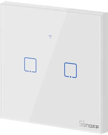 Sonoff IM190314010 T0 EU TX / Chytrý vypínač / 2 kanály / WiFi