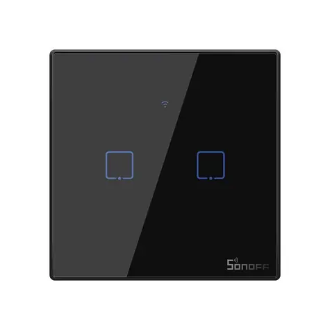Sonoff IM190314019 T3 EU TX / Chytrý vypínač / 2 kanály / WiFi / doprodej