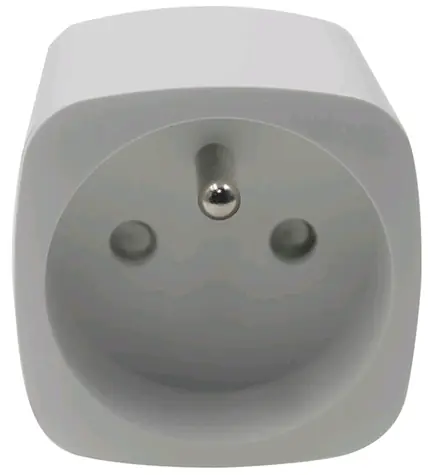 iQtech SmartLife WS024 bílá / Chytrý zásuvkový adaptér / Wi-Fi / 1x zásuvka 16A (F)