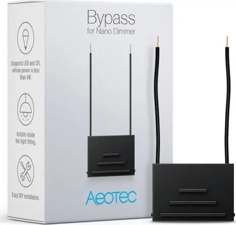 Aeotec Bypass / Modul přemostění zátěže / pro Nano Dimmer / Z-Wave Plus