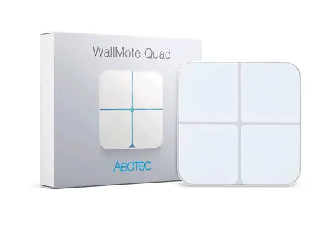Aeotec WallMote Quad / Chytrý vypínač / Z-Wave Plus