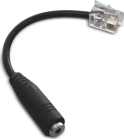 Sonoff Adaptér pro senzory 2.5 mm Jack (F) - RJ9 (M) 5 cm černá