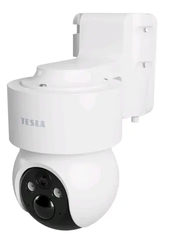 Tesla Smart Camera 360 4G Battery bílá / 2K / venkovní / IP65 / 360° / Aku 9600 mAh / Wi-Fi