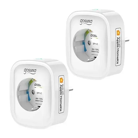 Gosund SP1-H Smart socket WiFi  (2-pack)(HomeKit) Typ DE / Chytrá zásuvka / Tuya