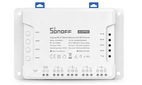 Sonoff 4CH PRO R3 / Chytrý spínač / 4 kanály / Wi-Fi / eWeLink