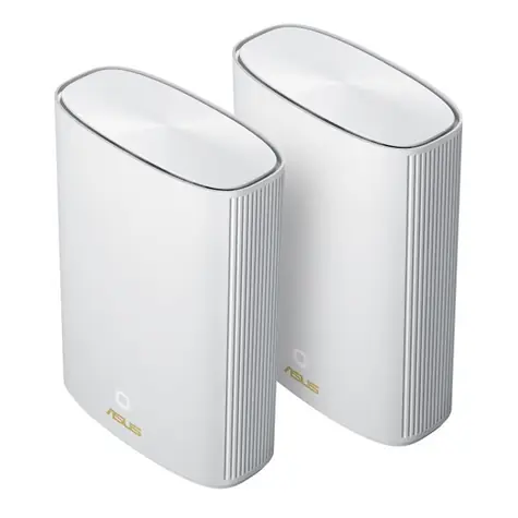 ASUS ZenWiFi AX Hybrid XP4 bílá 2ks / MESH router AX1800 / 2.4GHz / 5GHz / WAN + 2x LAN