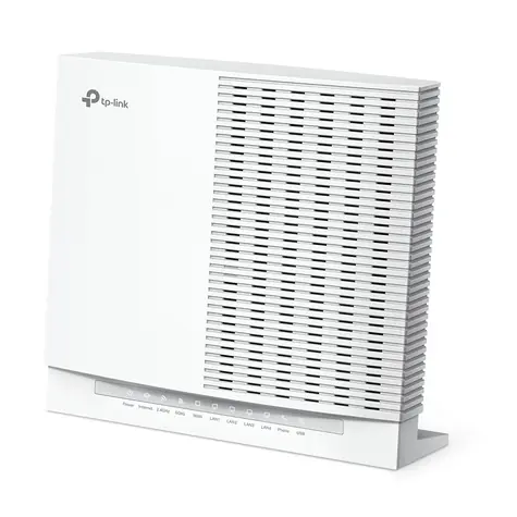 TP-Link EX820v / VoIP Router AX6000 / 2.4GHz + 5GHz / 1x 2.5GWAN / 1x 2.5GLAN + 3x GLAN