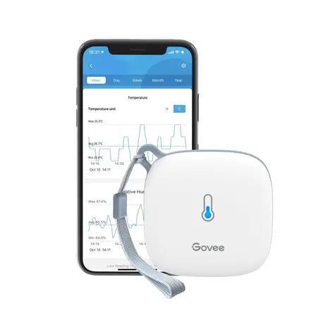 Govee - WiFi Thermometer Hygrometer bílá / Senzor teploty a vlhkosti / SMART / BT/ Wi-Fi 
