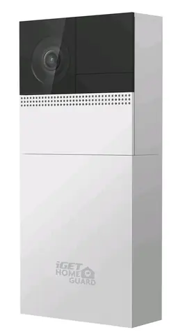 iGET HOMEGUARD HGBVD853 / Chytrý bezdrátový zvonek / kamera 145° / IR / PIR / IP64 / CMOS 