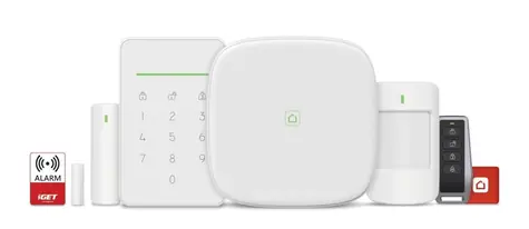 iGET SECURITY M5-4G Premium / Bezdrátový zabezpečovací systém / 4G LTE / WiFi / LAN / GSM 