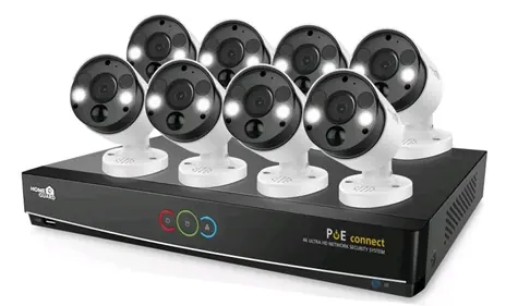 iGET HGNVK164908 / Kamerový systém / 8 kamer / UHD 4K / 16CH / IP66 / WAN / 16x LAN / HDMI / VGA