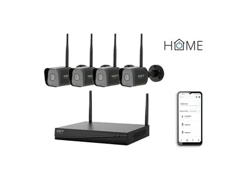 iGET HOME N4C4 / Kamerový systém / 4 kamery / 2K / 4CH / IP65 / CMOS / H.265
