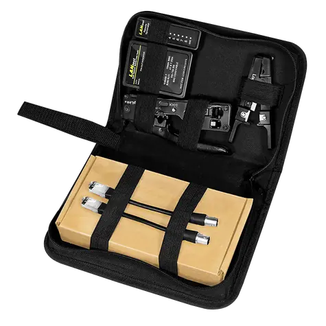 LogiLink WZ0070 černá / Sada nářadí pro sítě