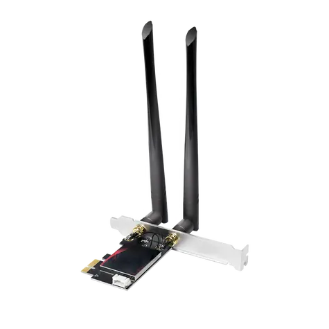 LogiLink WL0248 černá / Bezdrátová síťová karta / PCI-E / WiFi / BT 5.2 / 574 + 2400 Mbps