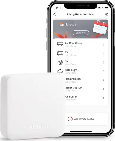 SwitchBot Hub Mini bílá / Řídící jednotka / Bluetooth / WiFi / Infrared