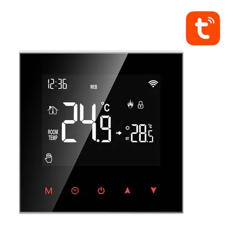 Avatto WT100-BH-3A bílá / Chytrý termostat pro kotle / WiFi